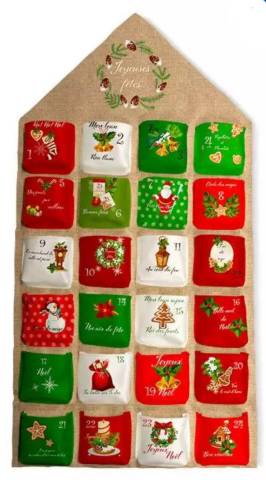 Calendrier de l'avent - Motifs de Noel