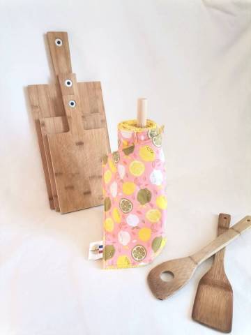 Essuie-tout lavable - Citrons tricolores