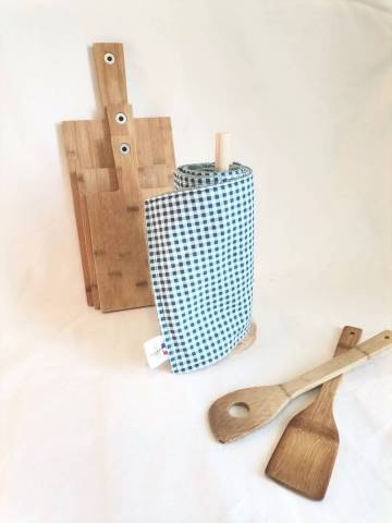 Essuie-tout lavable - Vichy vert