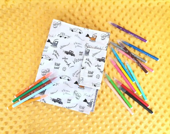 Cahier de coloriage lavable - Vroom Vroom