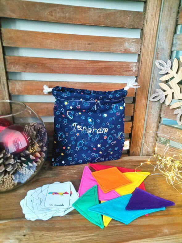 Jeu du Tangram - Planètes