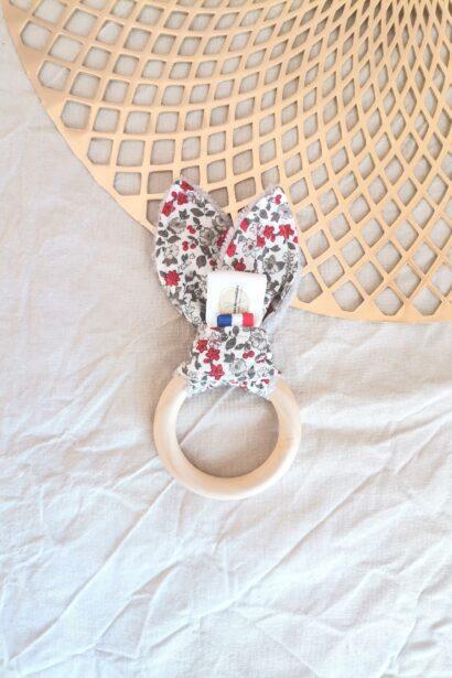 Anneau de dentition - Liberty rouge - Rond