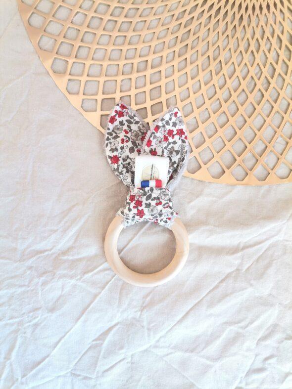 Anneau de dentition - Liberty rouge - Rond
