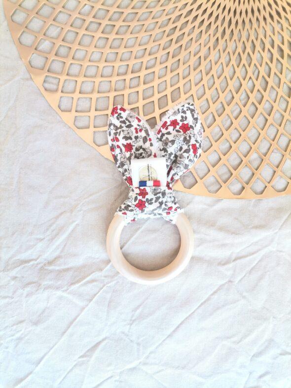 Anneau de dentition - Liberty rouge - Rond