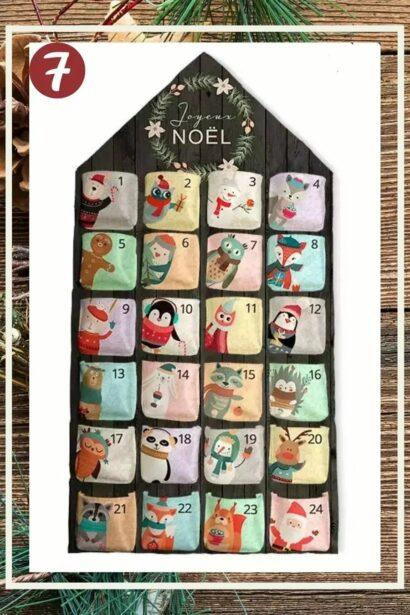 Calendrier de l'avent - Animaux pastel