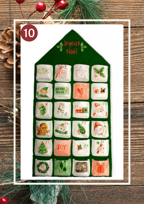 Calendrier de l'avent - Aquarelle de noel
