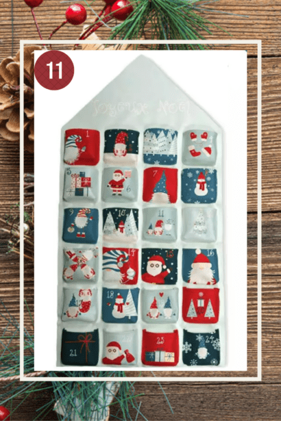 Calendrier de l'avent - Lutins de noel
