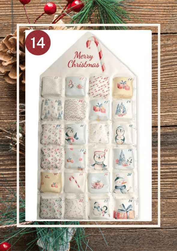 Calendrier de l'avent - Pingouins de noel