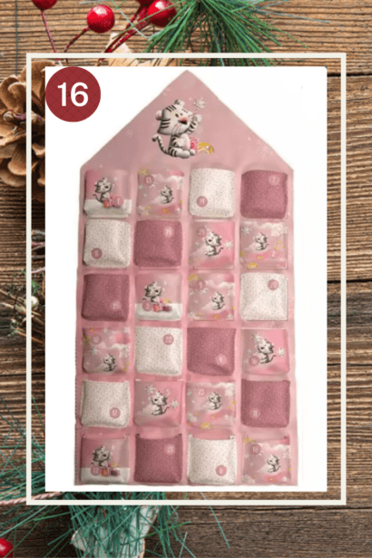 Calendrier de l'avent - Tigres blanc de noel