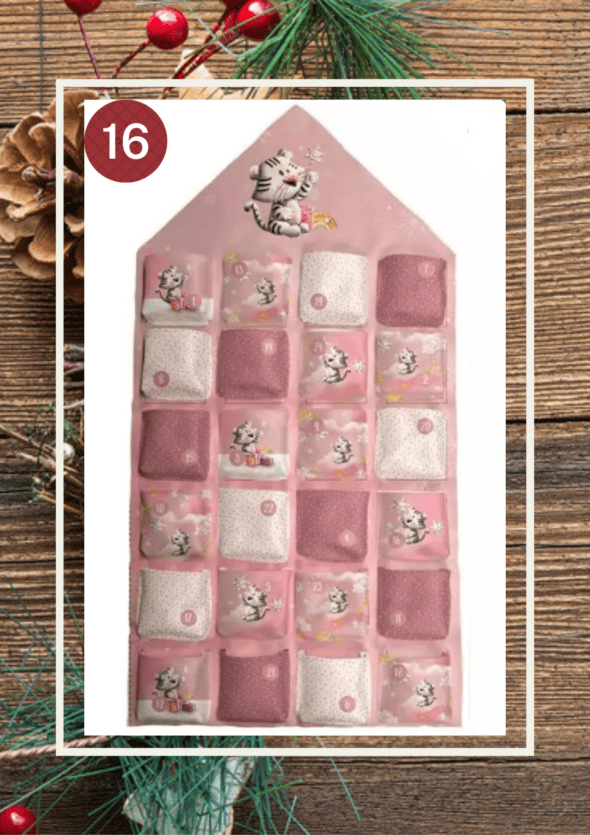 Calendrier de l'avent - Tigres blanc de noel