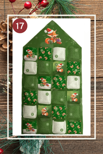 Calendrier de l'avent - Renards de noel