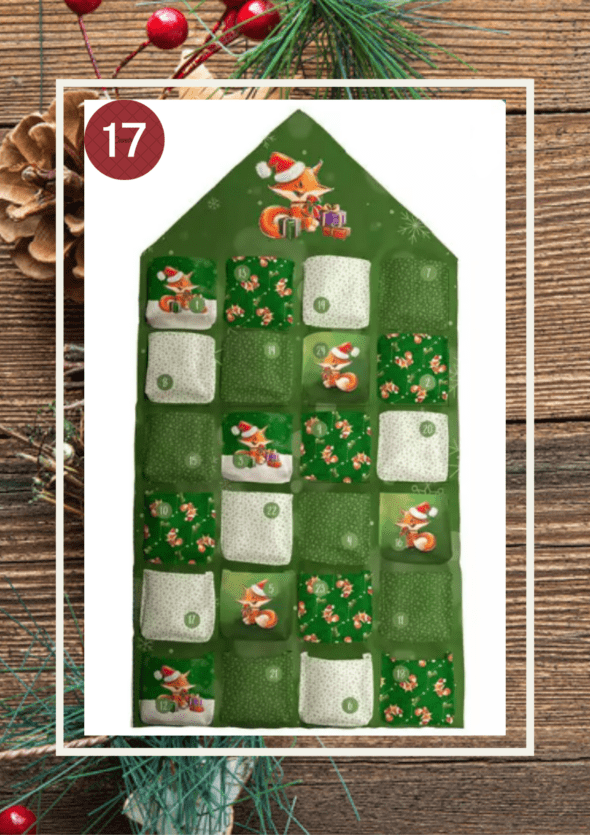 Calendrier de l'avent - Renards de noel